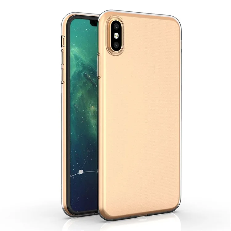 Para iPhone X / XS 5.8 polegadas Ultra Slim Super Clear Anti-scratch Capa de Celular Antichoque Flexível Capa de TPU