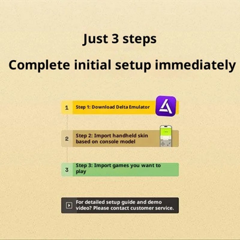 BITMOLAB GAMEBABY Pour iPhone 17 Pro Max Étui Conception de Console de Jeu Portable Rétro Housse de Téléphone - Jaune + Beige