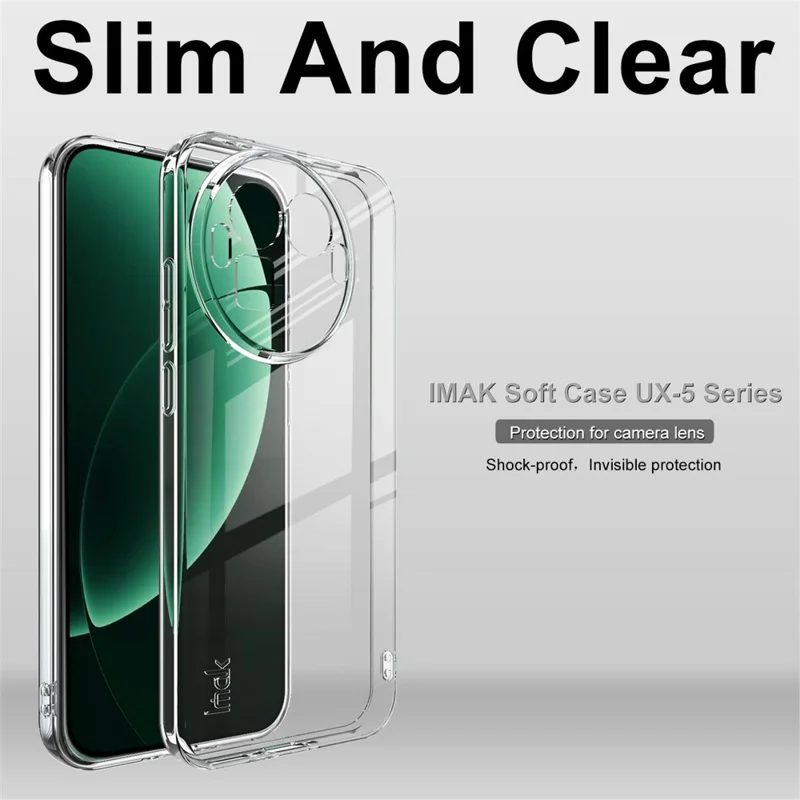 IMAK UX-5 Series For Realme GT 8 Pro 5G Transparent TPU Phone Case Protective Phone Cover