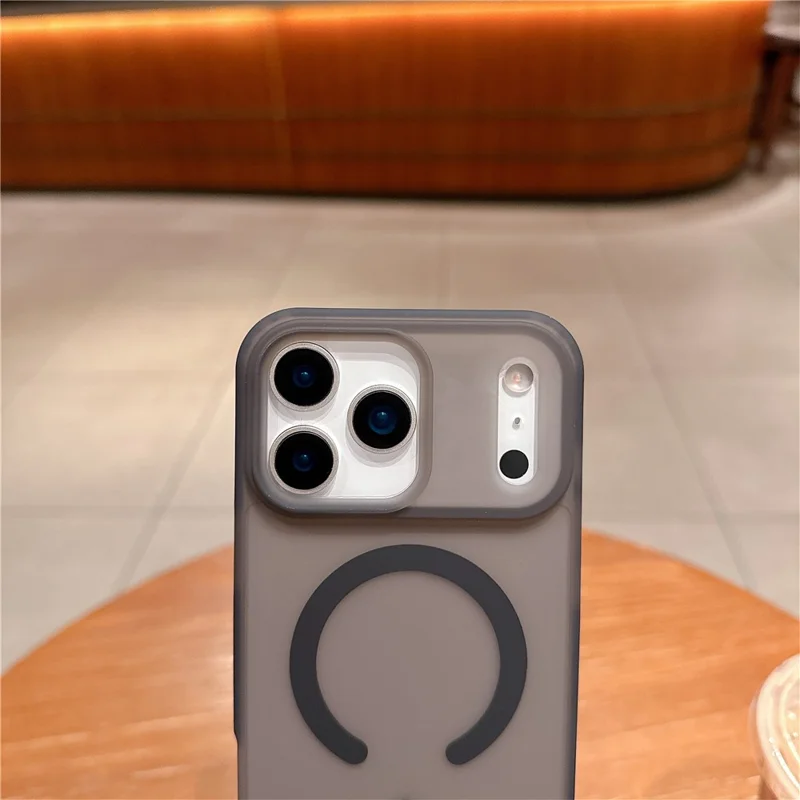 Capa de Telefone Compatível com iPhone 17 Pro Max Phone Case com MagSafe TPU PC Skin-Feel - Verde