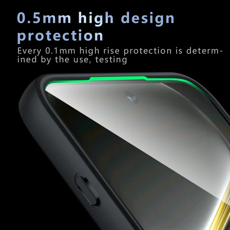 For OnePlus 15R 5G / Ace 6T 5G / Ace 6 5G Case Skin-Touch TPU + PC Matte Phone Back Cover, Transparent Black