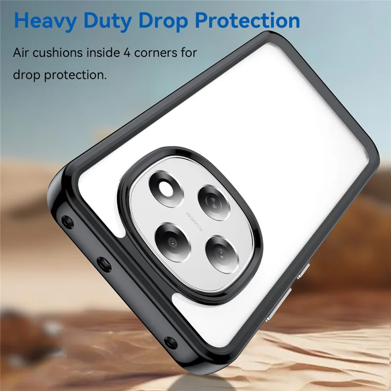 Capa Oppo F31 Pro 5G TPU + Acrílico Proteção Transparente - Preta