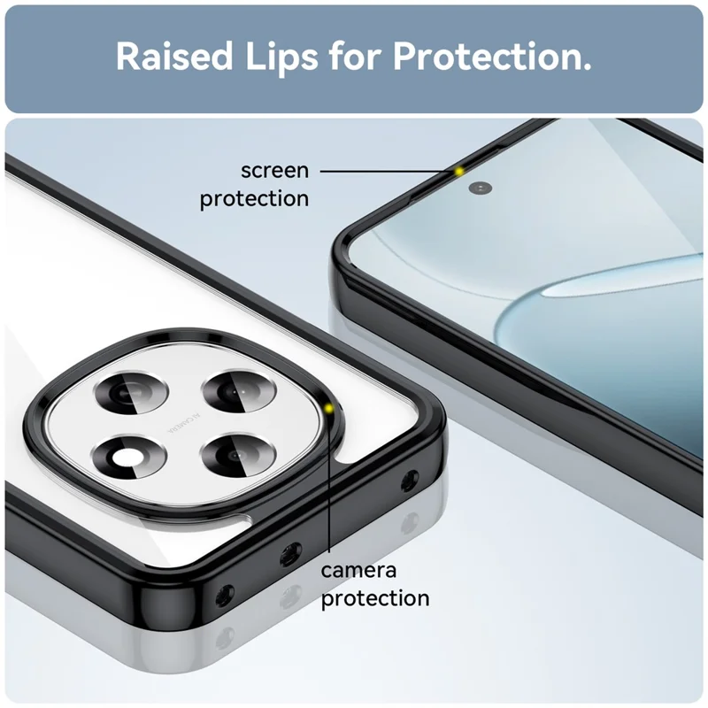 Capa Oppo F31 Pro 5G TPU + Acrílico Proteção Transparente - Preta