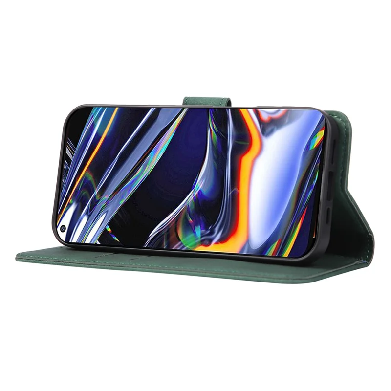 KHAZNEH For Honor Magic8 Lite 5G / X70 5G / X9d 5G Capa Carteira de Couro PU Anti-Arranhões com Suporte para Telefone - Verde