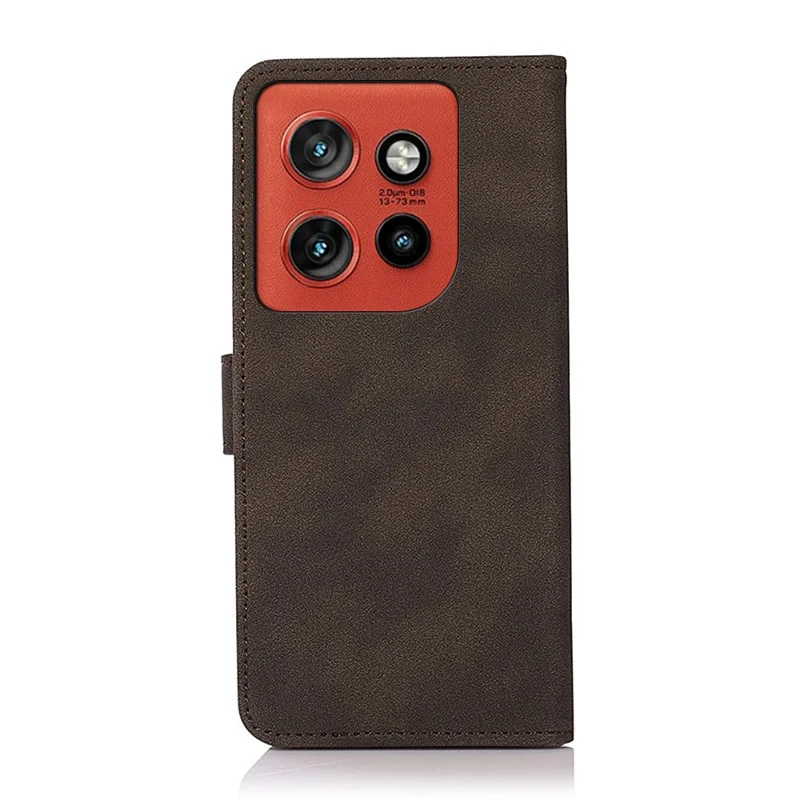 KHAZNEH Para Motorola Edge 60 Neo 5G / 50 Neo 5G Funda Cartera de Piel de PU Antiarañazos con Soporte para Teléfono - Marrón