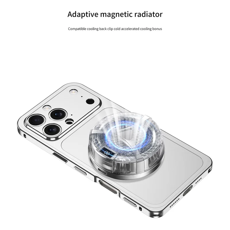 DYONG For iPhone 16 Pro Max Case Kit Transform to 17 Pro Max Metal Frame + Back Panel Locking Buckle Phone Cover - Orange