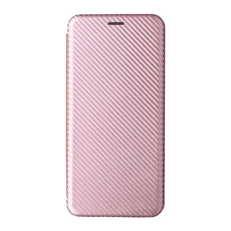 For Xiaomi 17 Case Carbon Fiber Texture Drop-Proof PU Leather Phone Cover - Rose Gold