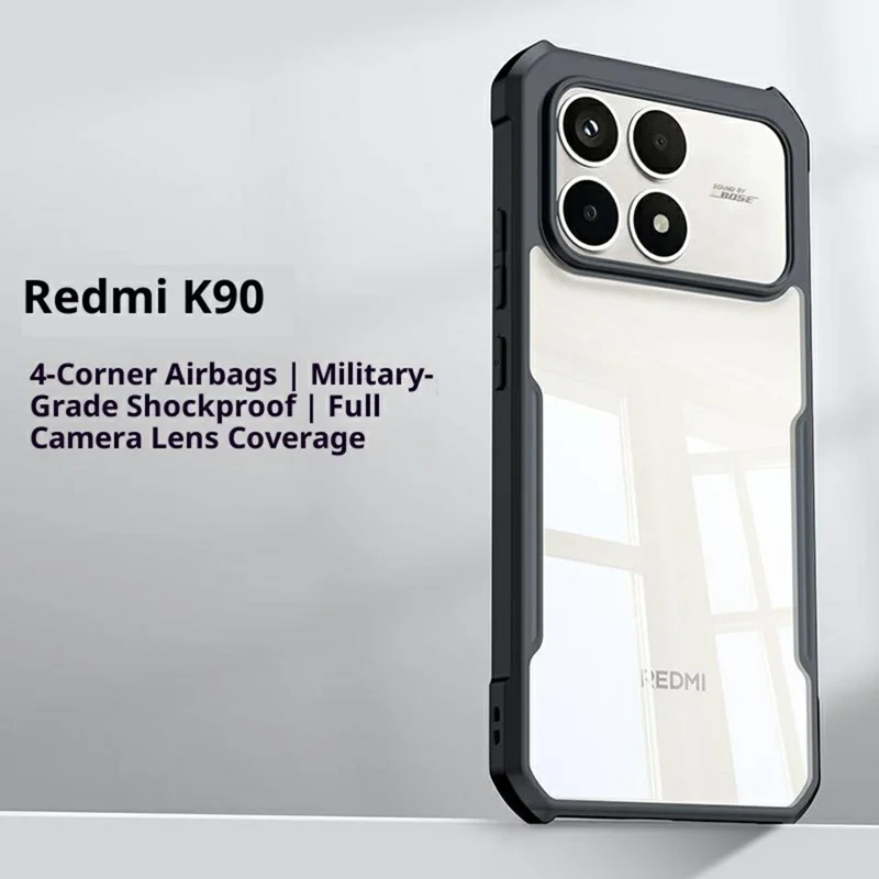 XUNDD For Xiaomi Redmi K90 5G / Poco F8 Pro Case Dropproof TPU + Acrylic Clear Back Phone Cover