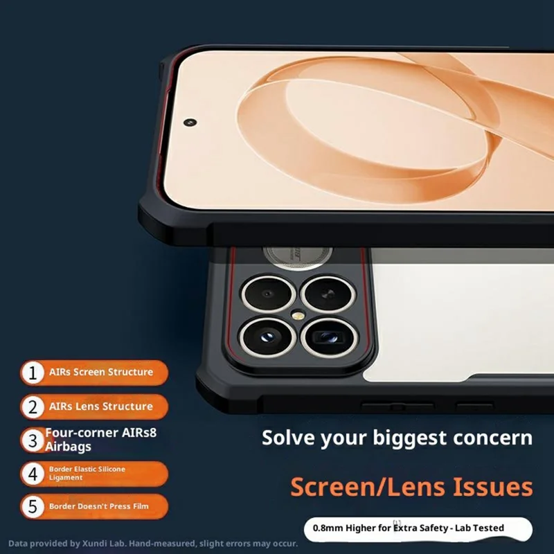 XUNDD For Xiaomi Redmi K90 5G / Poco F8 Pro Case Dropproof TPU + Acrylic Clear Back Phone Cover