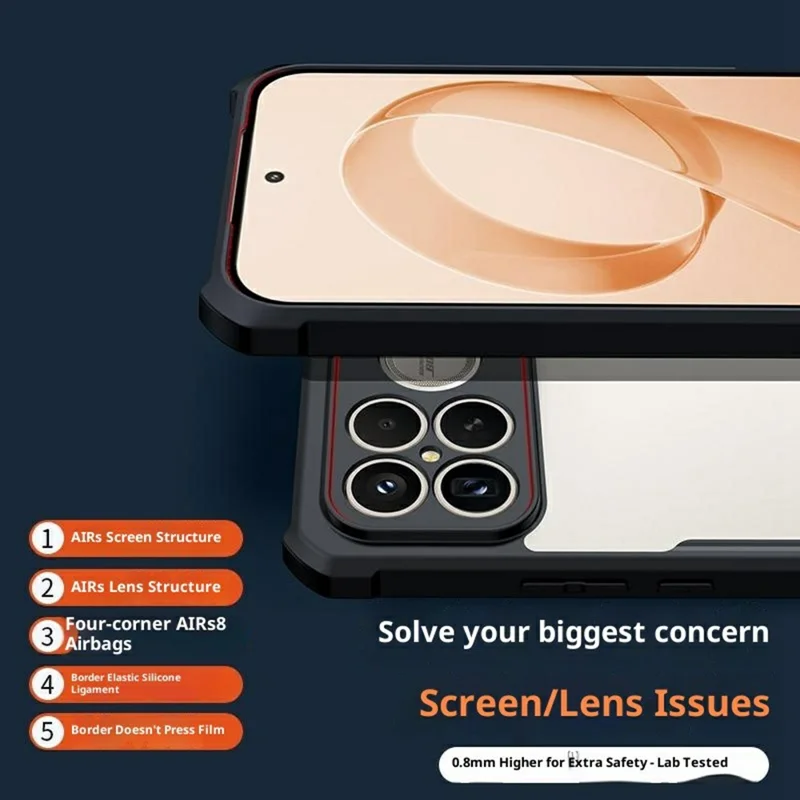 XUNDD Para Xiaomi Redmi K90 Pro Max 5G Caja Resistente a Golpes TPU + Cubierta de Teléfono Trasera Transparente de Acrílico