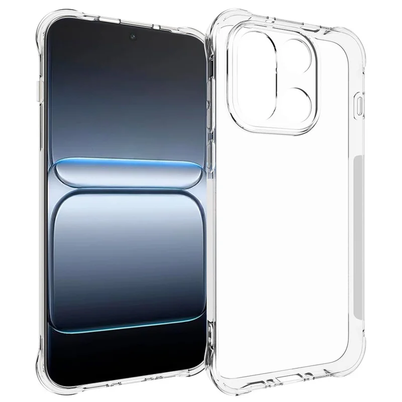 Voor OnePlus 15 5G Transparant Hoesje Antischok TPU Telefoonhoesje Versterkte Hoeken