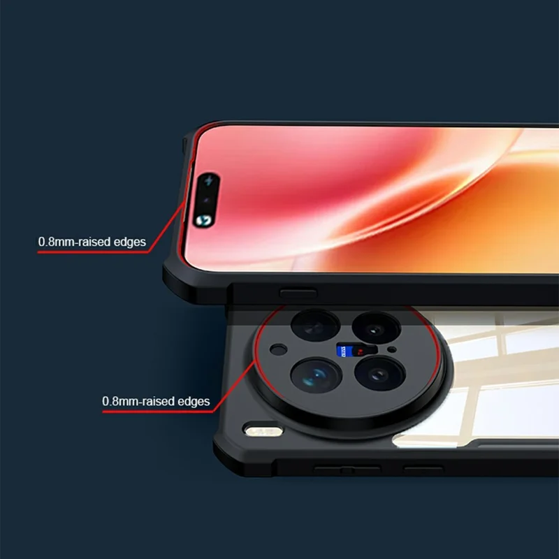 XUNDD For vivo X300 5G Case Dropproof TPU + Acrylic Clear Back Phone Cover