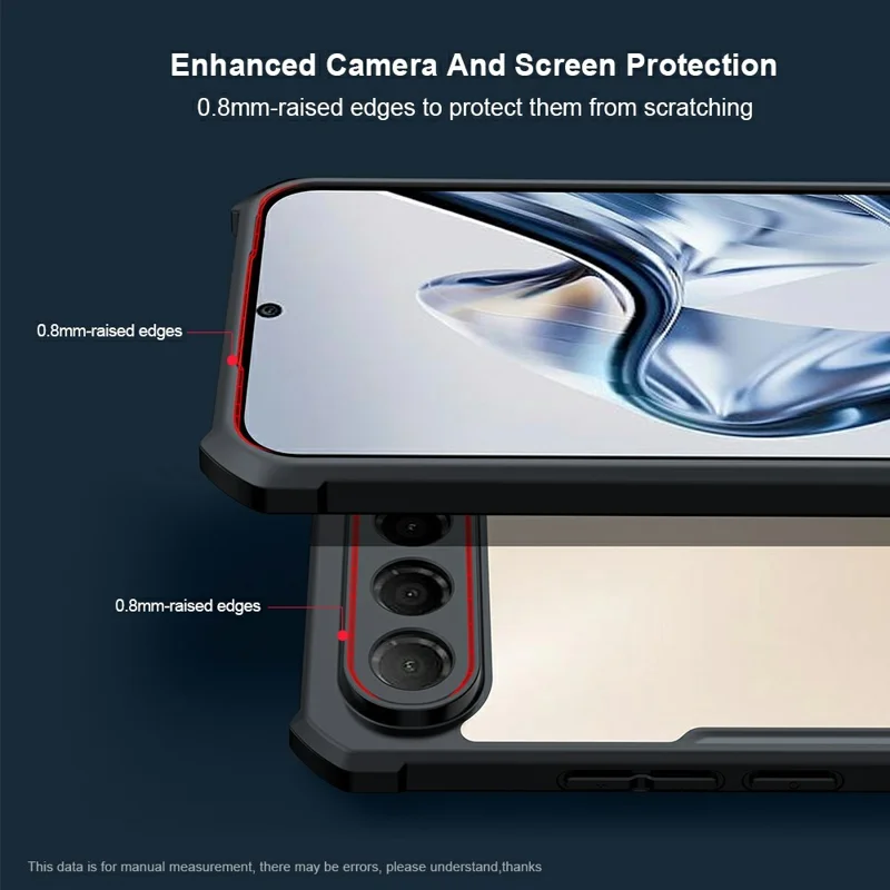 XUNDD Fo ZTE nubia Air Case Dropproof TPU + Acrylic Clear Back Phone Cover