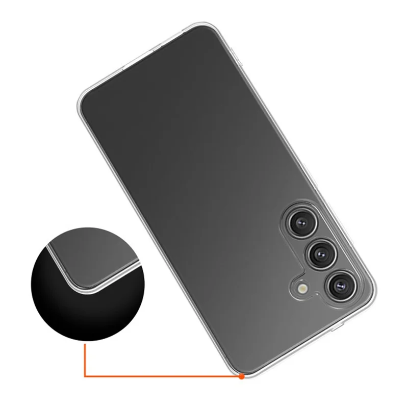 Cover posteriore Samsung Galaxy S26+ Ultra Sottile Flessibile Custodia telefonica TPU Trasparente