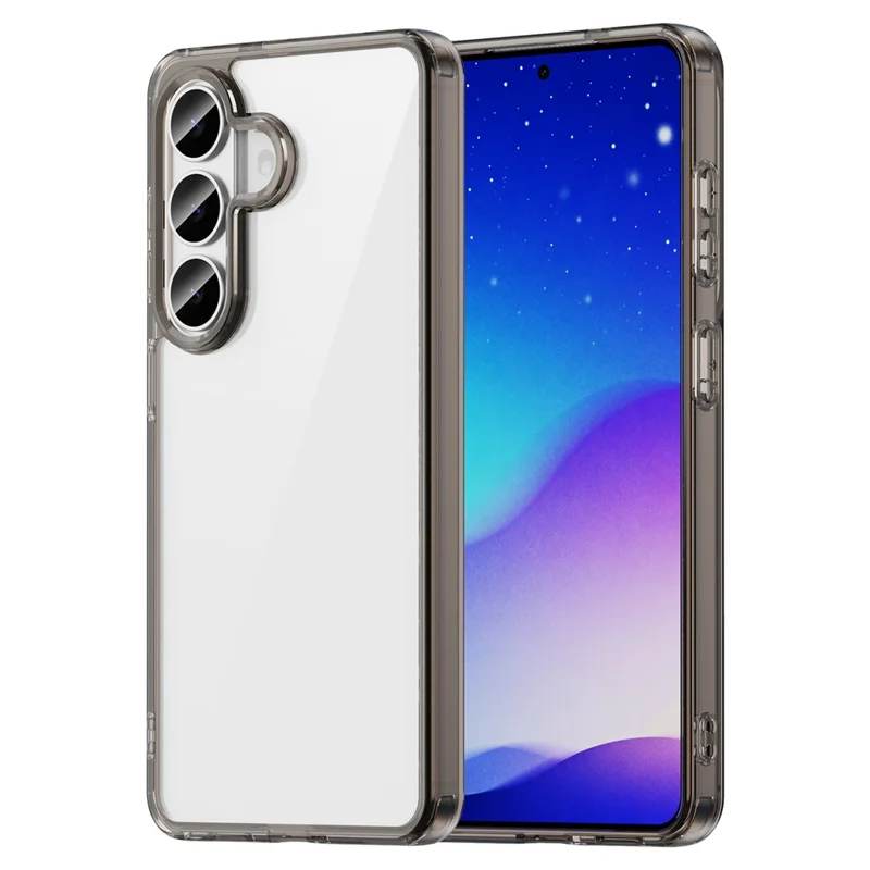 Voor Samsung Galaxy S26 / S26 Pro hoesje TPU + Acryl telefoon achterkant Anti-vergeel - Zwart