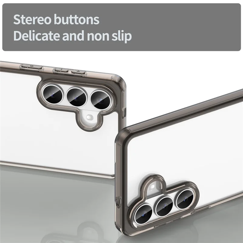 Voor Samsung Galaxy S26 / S26 Pro hoesje TPU + Acryl telefoon achterkant Anti-vergeel - Zwart