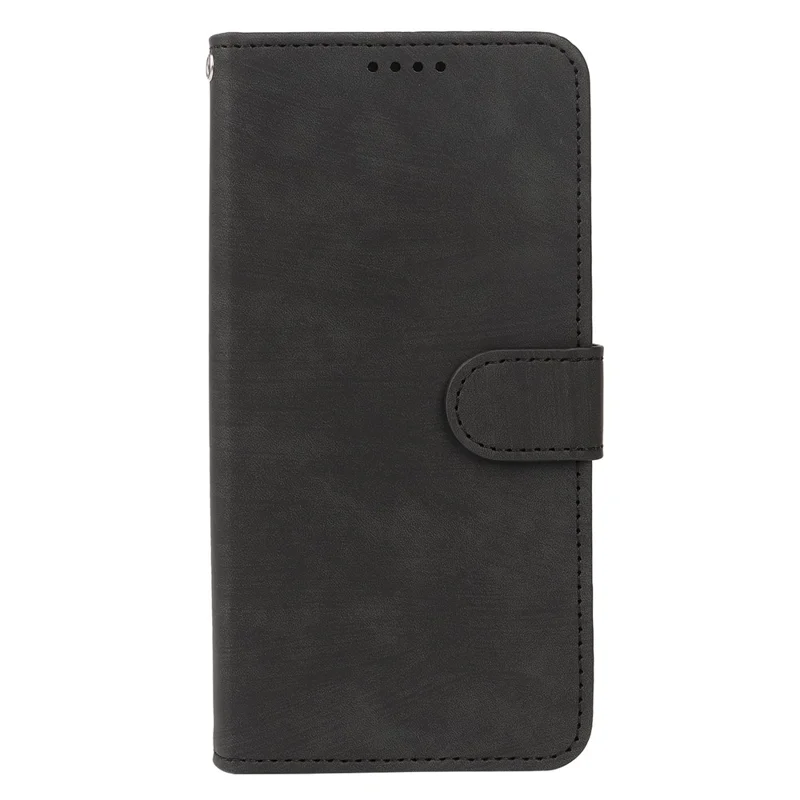 For Oppo A6 Pro 5G Case Flip Wallet Striped Texture Leather Phone Cover - Black