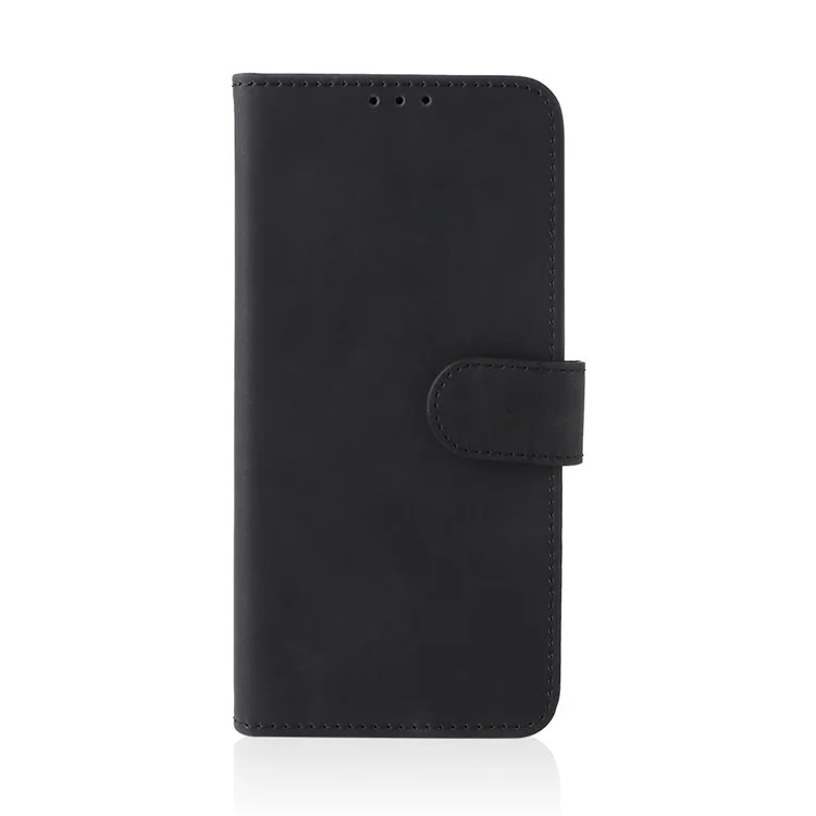 PU de la Cubierta Del Teléfono de Cuero Para Infinix Note 11, Stand de la Billetera de la Piel Del Toque de la Billetera de la Billetera. - Negro