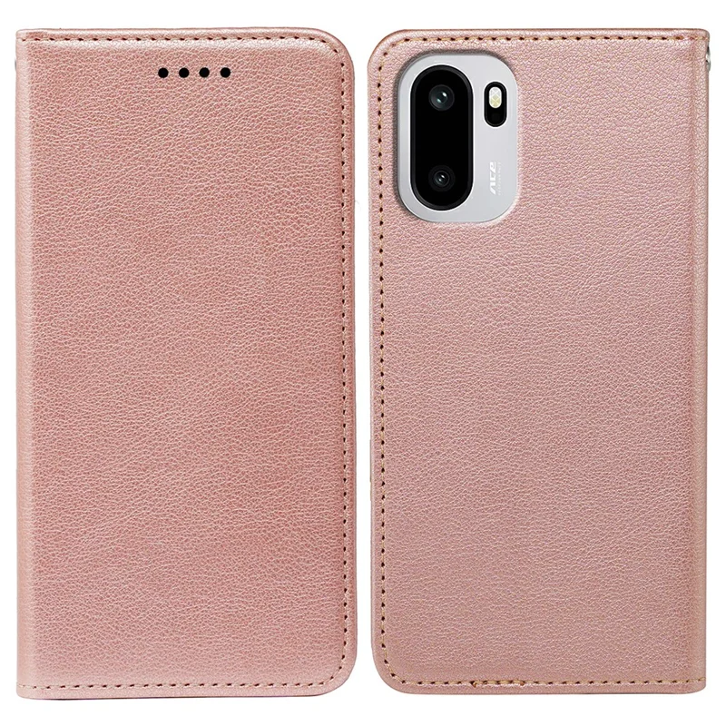 For OnePlus 15R 5G / Ace 6T 5G / Ace 6 5G Case Wallet RFID Blocking Leather Phone Cover Strong Magnetic Closure - Rose Gold