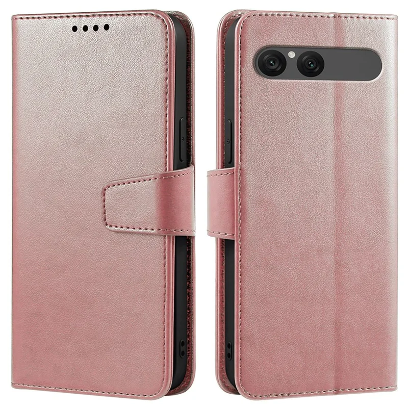 Étui Sony Xperia 10 VII Support Porte-Cartes Portefeuille Cuir Housse de Téléphone - Or Rose