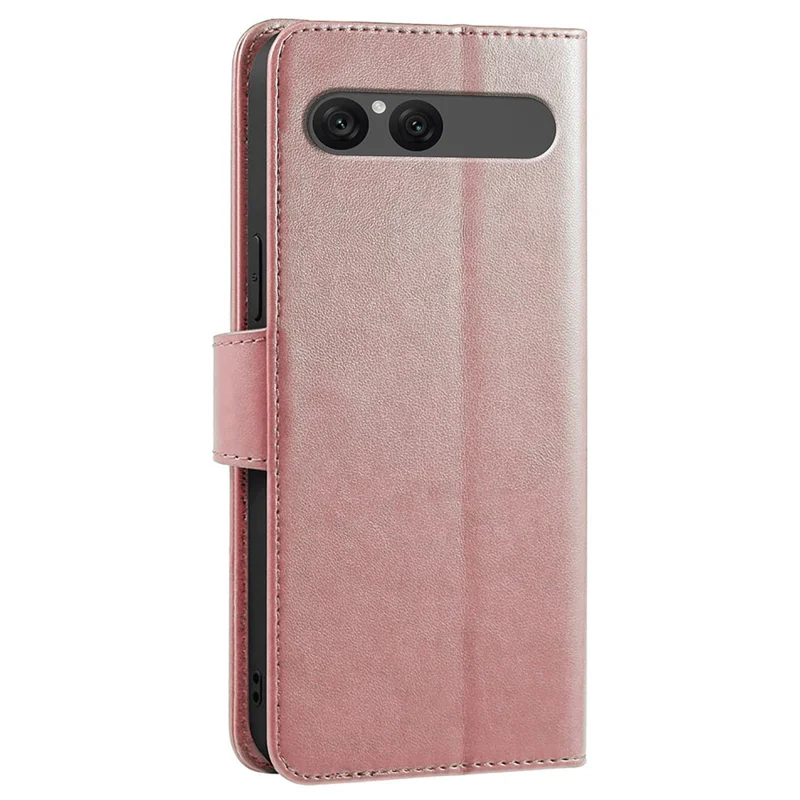Étui Sony Xperia 10 VII Support Porte-Cartes Portefeuille Cuir Housse de Téléphone - Or Rose