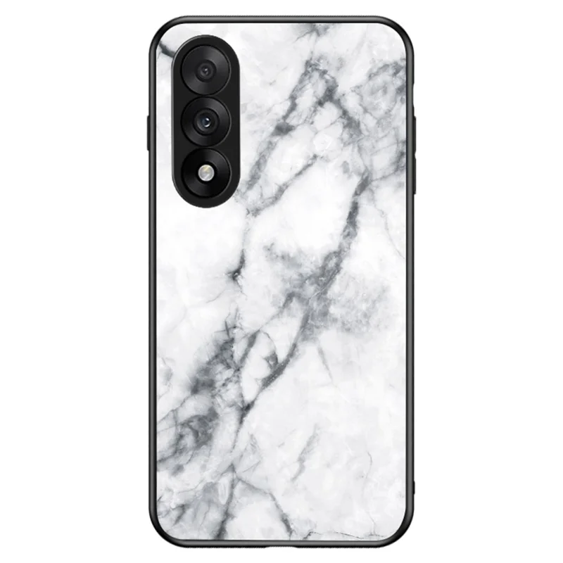 Étui pour OnePlus Nord 5 5G / Ace 5 Ultra 5G - Motif marbre, verre trempé + PC + TPU, protection téléphone - Marbre blanc