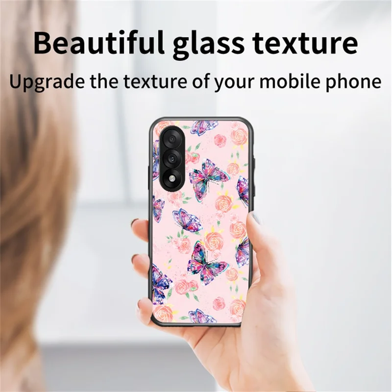 Per OnePlus Nord 5 5G / Ace 5 Ultra 5G Butterfly Series Glass Case Colorful Elegant Protective Cover - Farfalla Colorata
