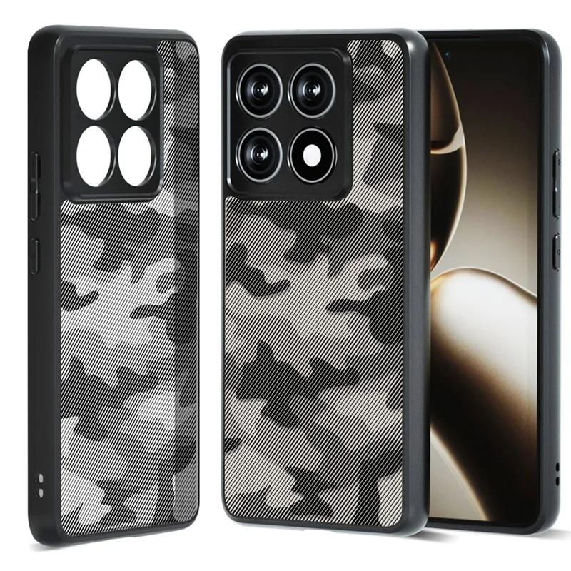 IBMRS For Xiaomi 17 Case Soft TPU Frame Hard PC Back Anti-Fall Phone Cover - Artistic Camouflage