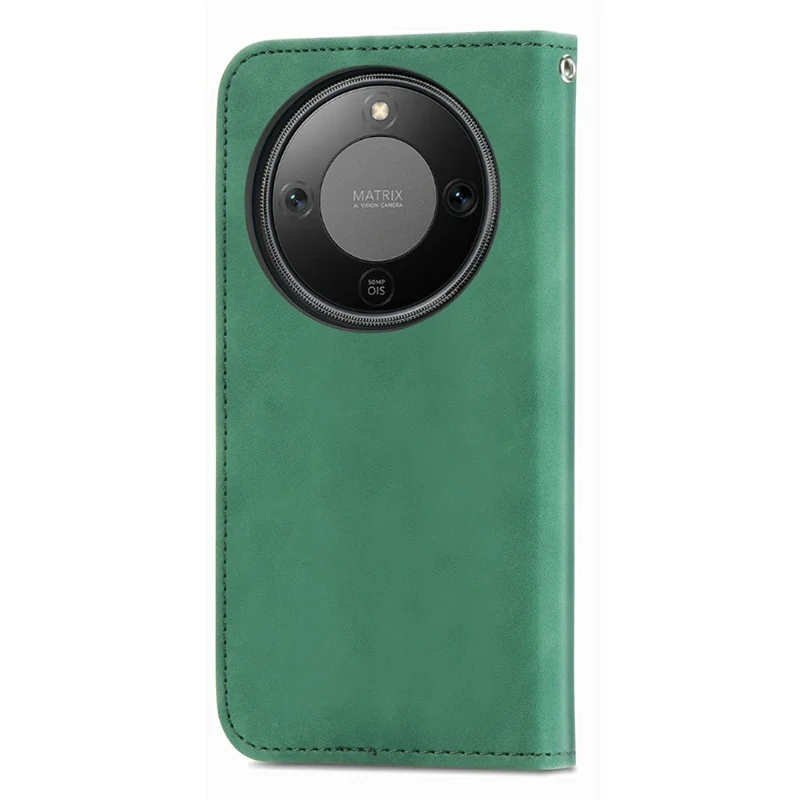 Étui en cuir Pour Honor X70 Pro 5G avec porte-cartes Absorption magnétique Housse de téléphone - Vert