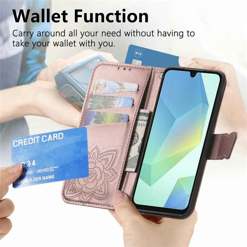 Étui Pour Honor X70 Pro 5G avec Sangle Motif Papillon Cuir PU Portefeuille Housse de Téléphone - Or Rose