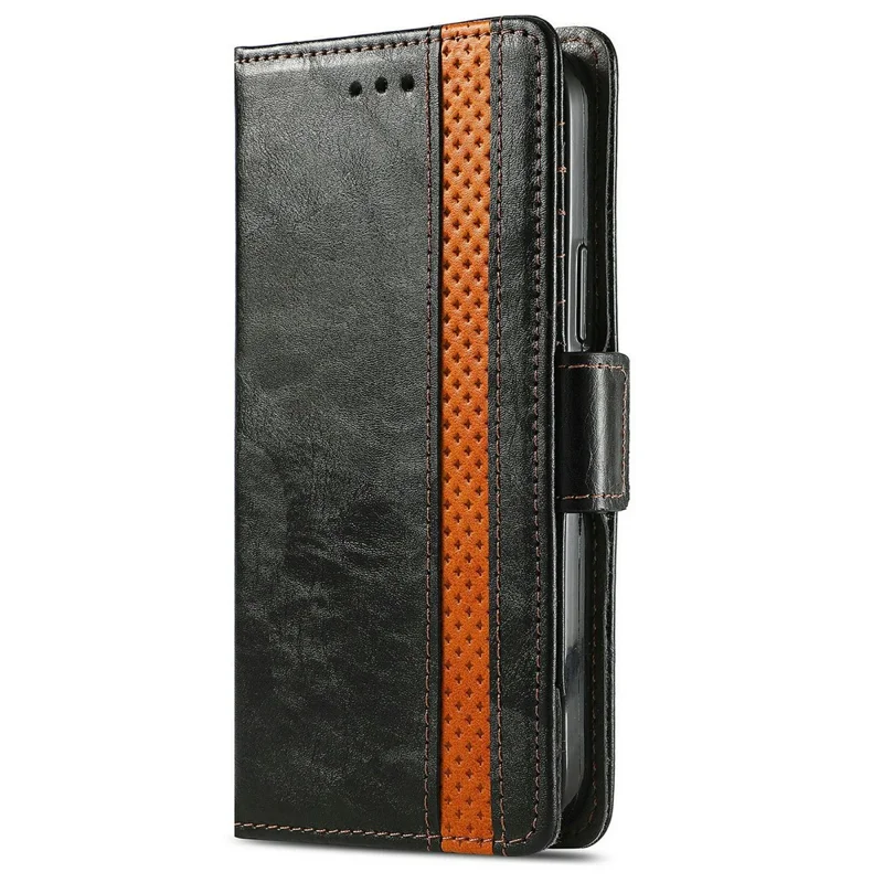 CASENEO Pour Honor X70 Pro 5G Étuis de Téléphone Étuis en Cuir PU avec Support et Blocage RFID - Noir