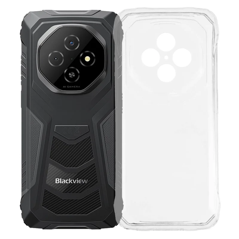 For Blackview Fort 1 Case Soft TPU Drop Protection Phone Cover - Transparent