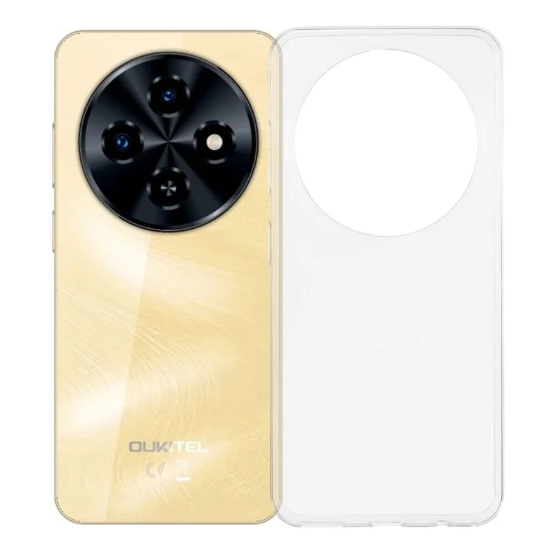 For Oukitel C5 Case Soft TPU Drop Protection Phone Cover - Transparent