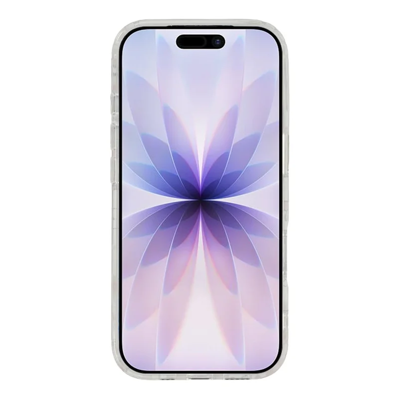 Funda para iPhone 17 Compatible con MagSafe con Incrustaciones de Pedrería, Patrón IMD, Cubierta Trasera de TPU y PC - Mariposa