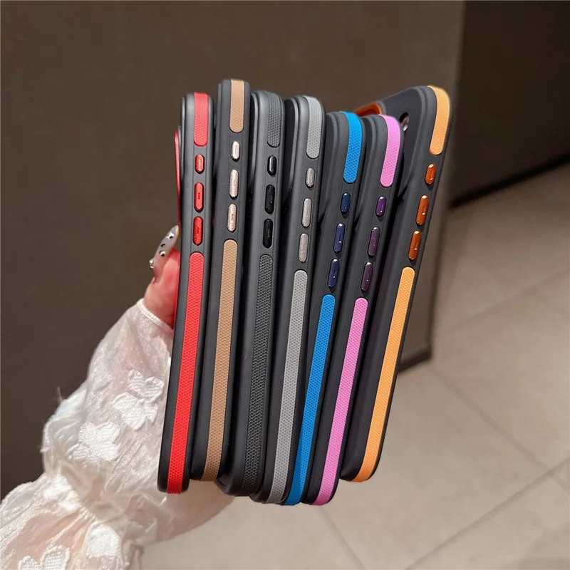 Capa para iPhone 17 Pro Max Compatível com MagSafe com Suporte Giratório Pele Toque PC TPU Capa de Telefone - Laranja