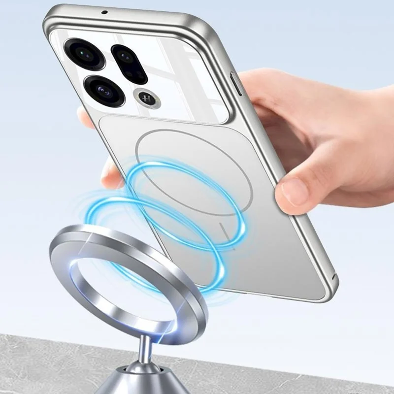 GKK For Oppo Find X9 5G Case Transform to for iPhone 17 Pro Matte PC Phone Cover Magnetic Case - Black