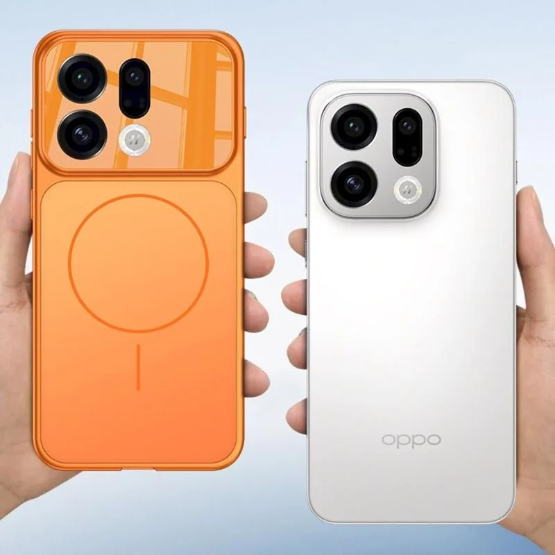 GKK For Oppo Find X9 5G Case Transform to for iPhone 17 Pro Matte PC Phone Cover Magnetic Case - Black