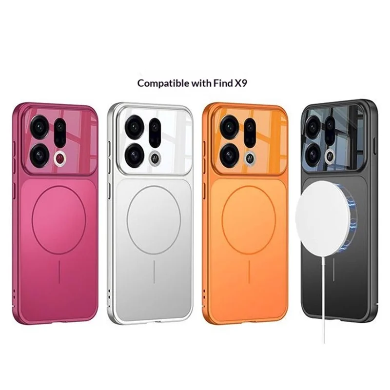 GKK For Oppo Find X9 5G Case Transform to for iPhone 17 Pro Matte PC Phone Cover Magnetic Case - Black