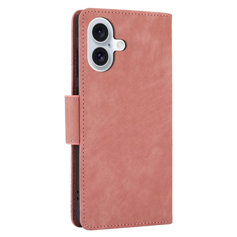 SY-001 For iPhone 17 Case Flower Butterfly Leather Wallet Phone Cover with Hand Strap - Pink
