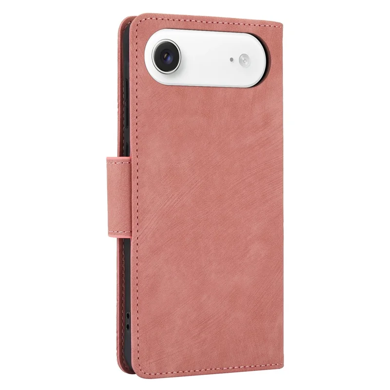 SY-001 For iPhone Air Case Flower Butterfly Leather Wallet Phone Cover with Hand Strap - Pink