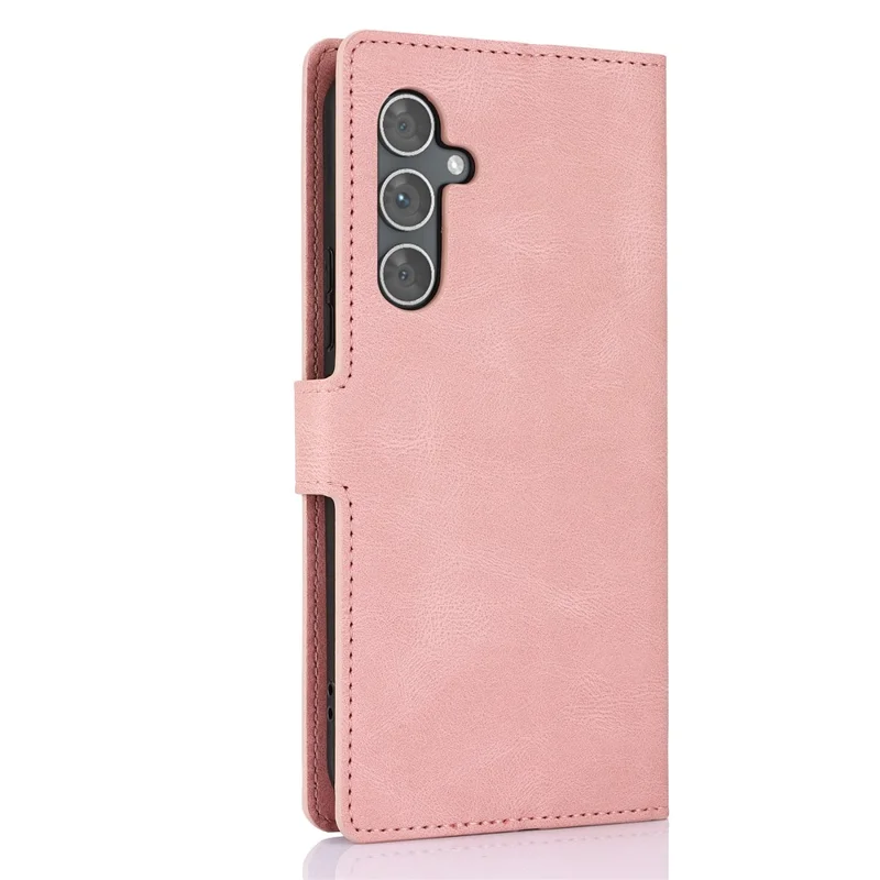 Funda de Samsung Galaxy S26 Pro de piel sintética con soporte y cartera - Rosa