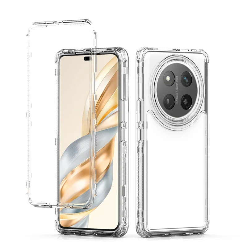 Clear Case för Honor Magic7 Lite 5G / X60 Pro 5G / X9c 5G, Anti-scratch akryl-TPU mobilskal