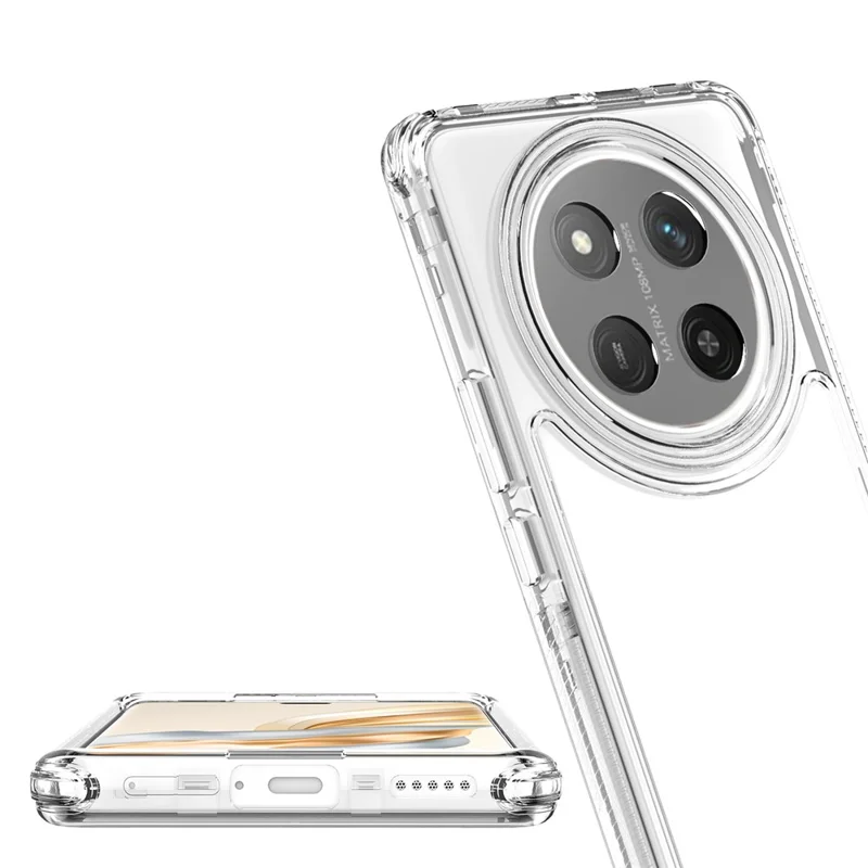 Clear Case för Honor Magic7 Lite 5G / X60 Pro 5G / X9c 5G, Anti-scratch akryl-TPU mobilskal