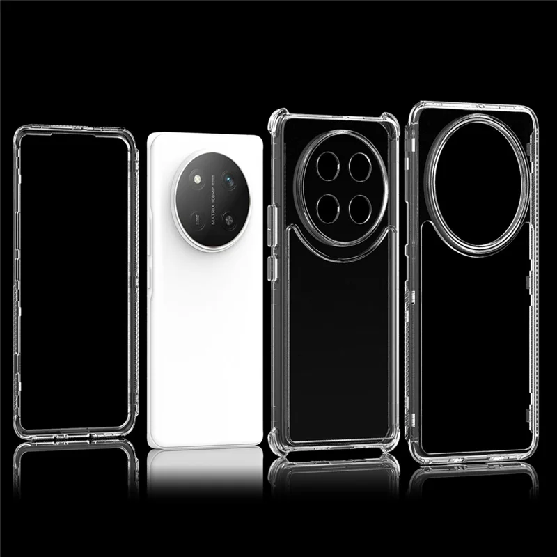 Clear Case för Honor Magic7 Lite 5G / X60 Pro 5G / X9c 5G, Anti-scratch akryl-TPU mobilskal