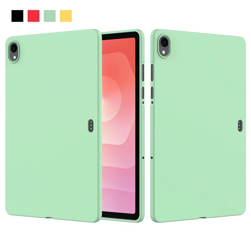 For Samsung Galaxy Tab S11 Case Liquid Silicone Anti-Scratch Tablet Cover - Green