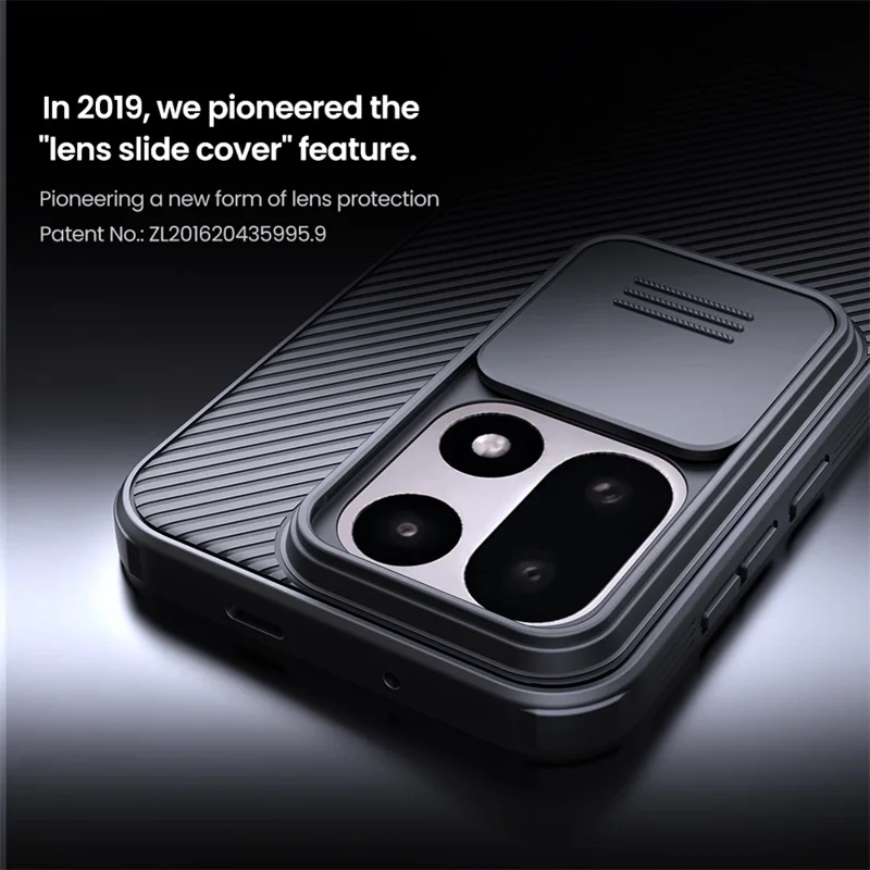 NILLKIN سلسلة Camshield Pro لهاتف OnePlus 15 5G غطاء واقي من مادة البولي كربونات + TPU مع غطاء شريحة للكاميرا