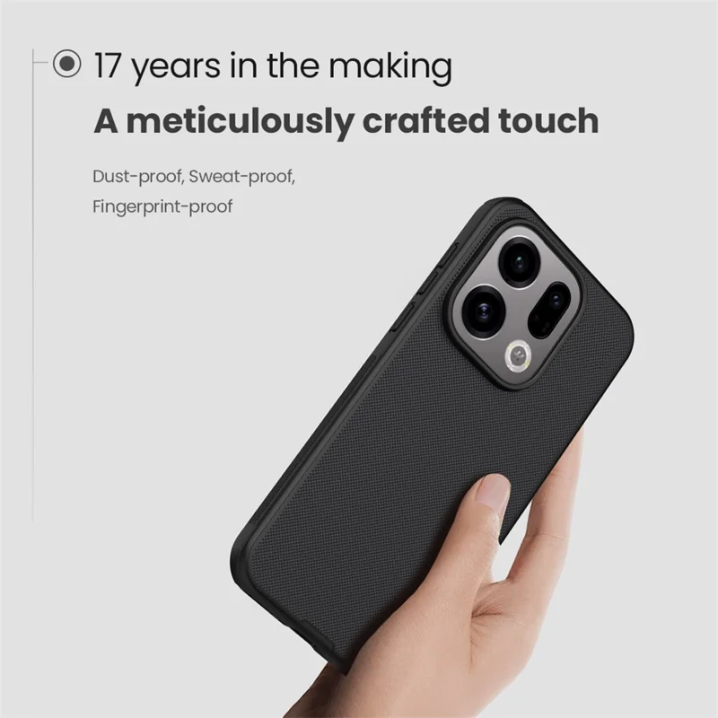 NILLKIN Frosted Shield Pro für Oppo Find X9 5G Hülle Kompatibel mit MagSafe PC + TPU Handyhülle