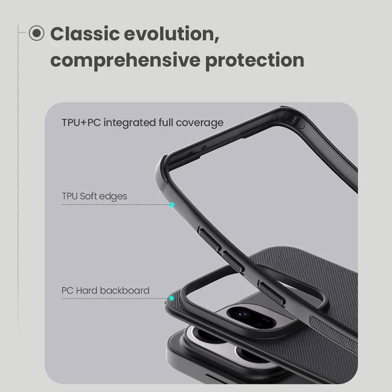 NILLKIN Frosted Shield Pro für Oppo Find X9 5G Hülle Kompatibel mit MagSafe PC + TPU Handyhülle