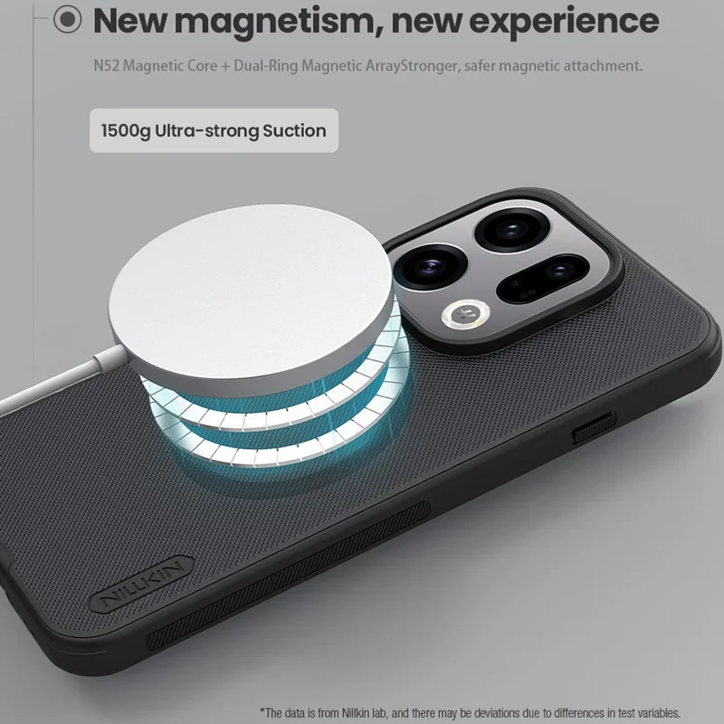 NILLKIN Frosted Shield Pro für Oppo Find X9 5G Hülle Kompatibel mit MagSafe PC + TPU Handyhülle