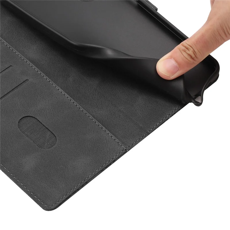 For Samsung Galaxy A37 5G Flip Case Cherry Blossom Pattern Leather Wallet Stand Phone Cover with Wrist Strap - Black
